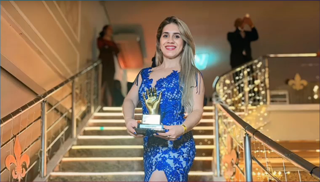 Yisela López, la paraguaya que fue premiada como “Mano de Oro”