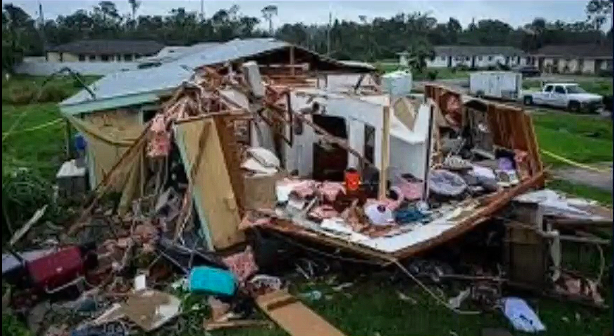 El huracán Milton tocó tierra en Siesta Key, Florida.