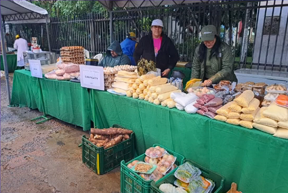 Ferias de la agricultura familiar con buena recaudación