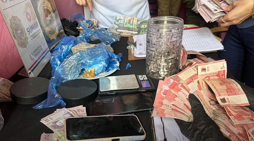 Senad desmantela puntos de venta de drogas en Ypané