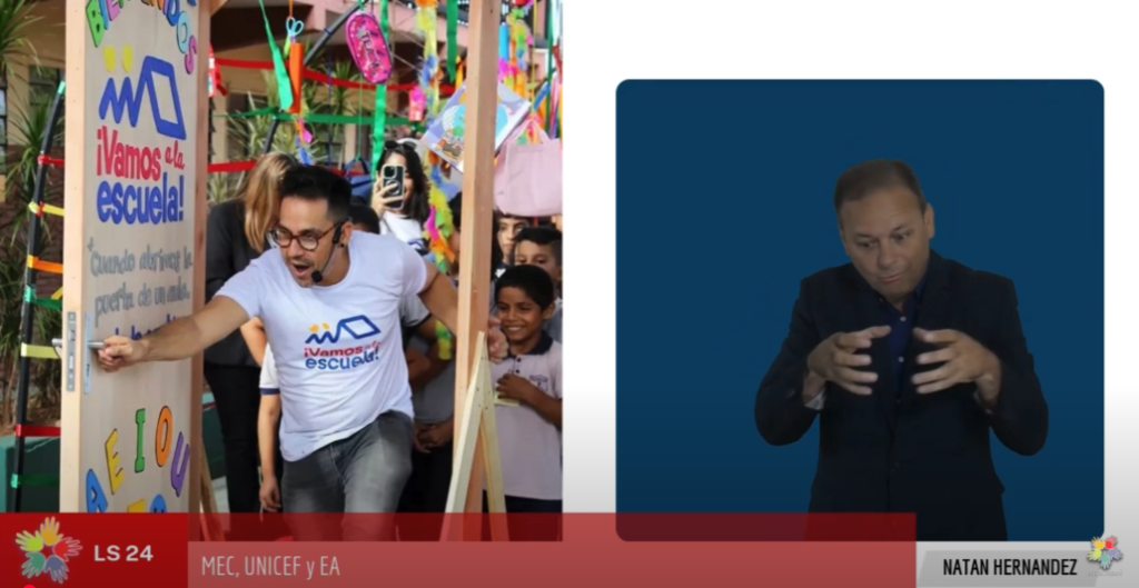 MEC, UNICEF y EAA lanzan campaña “Cuando abrimos la puerta de un aula, todo cambia”
