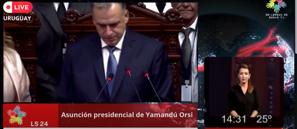 URUGUAY. Asunción presidencial de Yamandú Orsi