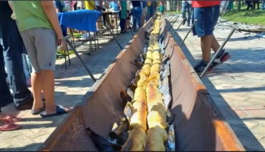 Récord Nacional en San Bernardino: La Chipa Más Larga de Paraguay.