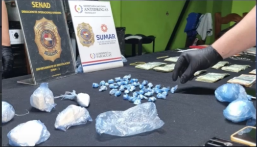 Operativo Esquilo: Senad desmantela red de microtráfico en Cordillera