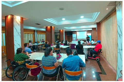 2 dia de capacitaciones a lideres con discapacidad