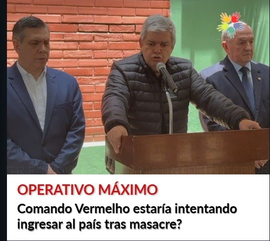 Refuerzan la Triple Frontera: el Comando Vermelho estaría intentando ingresar al país