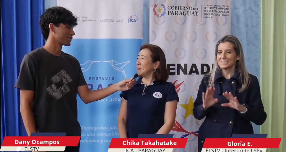 Entrevista a la representante de la JICA en paraguay