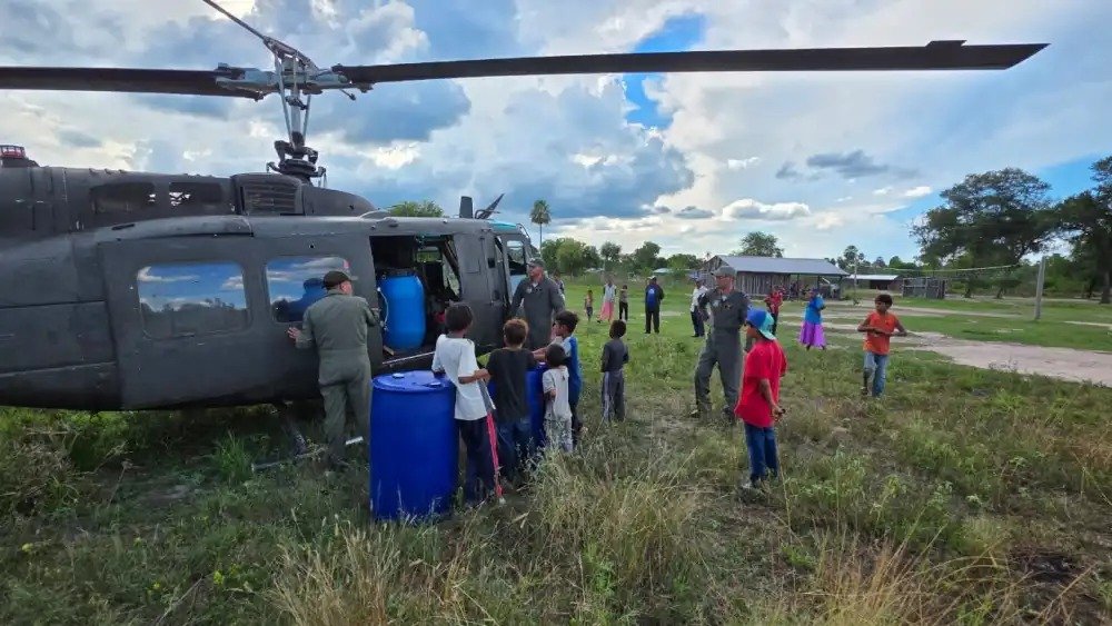 Asistencia a la comunidad Enxet en el Chaco