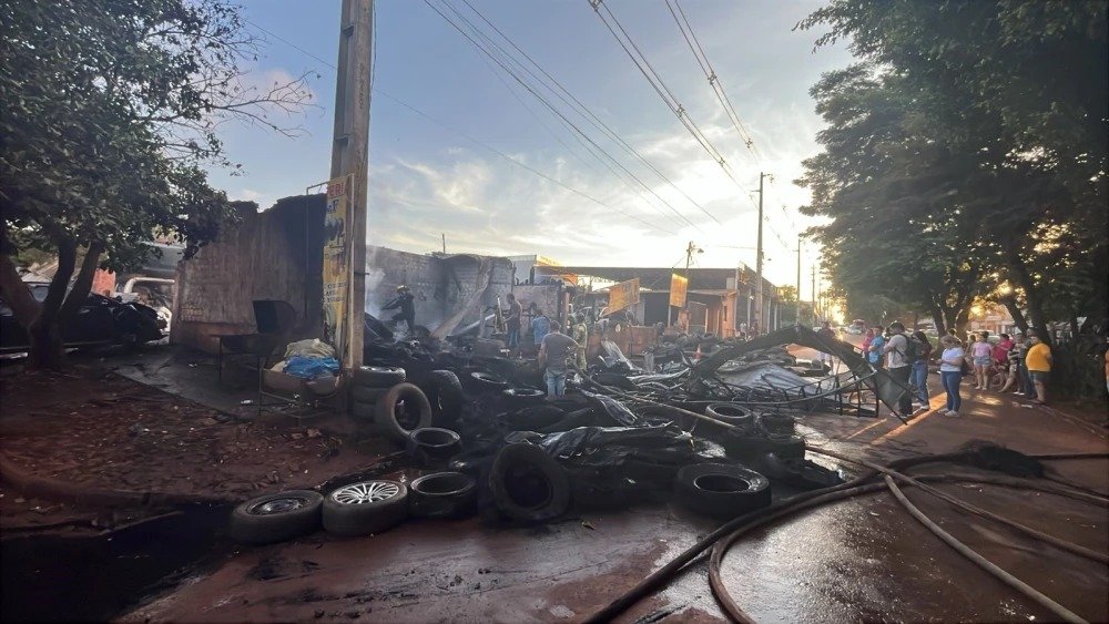 Incendio en Ciudad del Este