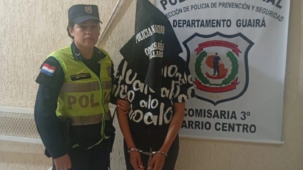 🚓 Mujer con bebé detenida en Villarrica