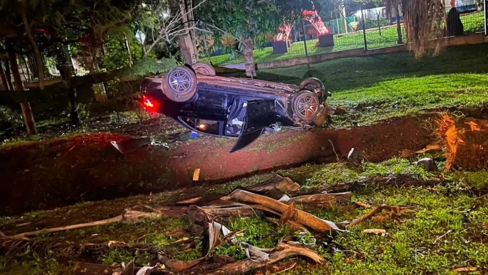 Vuelco en Hernandarias deja un herido