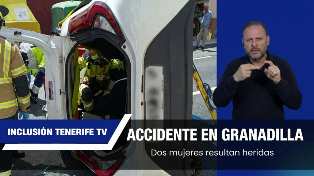 Dos mujeres resultan heridas en accidente en Granadilla