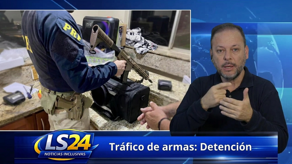 Joven detenido en Brasil | Fusil comprado en Paraguay | LS 24 Noticias inclusivas