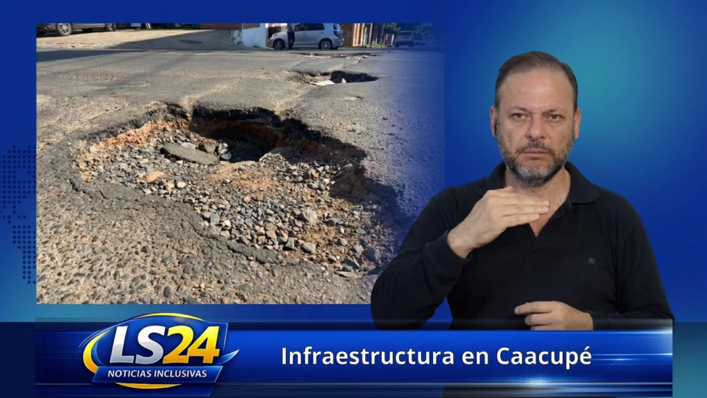 Baches y semáforos inactivos preocupan en Caacupé | Infraestructura Vial