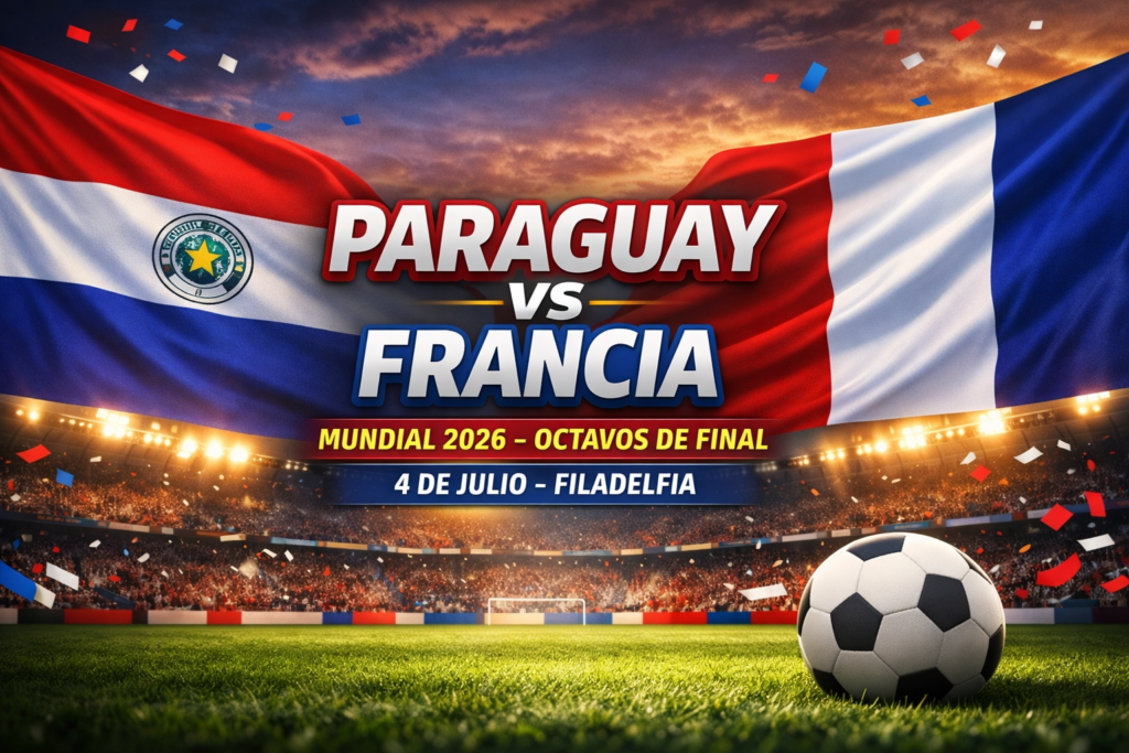 ⚽ Paraguay, el “matagigantes” del Mundial 2026, enfrentará a Francia en octavos