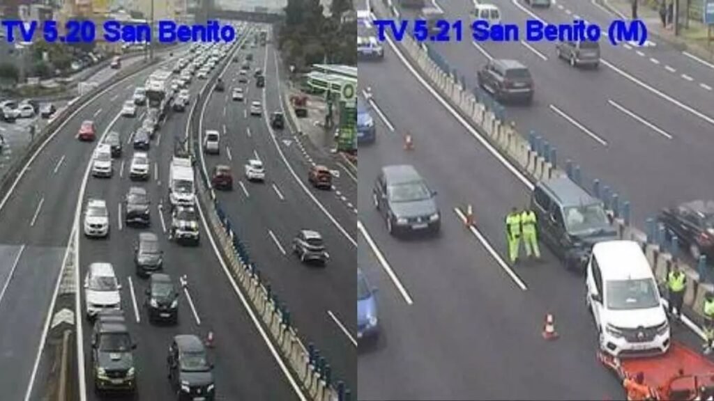 🚨 Accidente en la TF-5 provoca largas retenciones