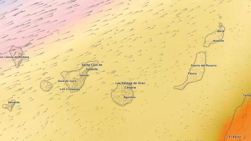 Calima ligera y máximas de 30 °C en el sur