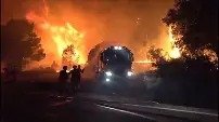 Condiciones extremas en Casavieja por el avance del incendio de Ávila