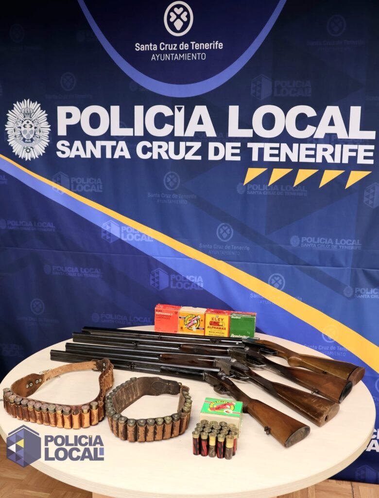 Intervención en El Toscal – Armas incautadas