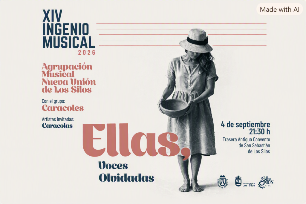 🎶 Los Silos celebra el XIV Ingenio Musical con “Ellas, voces olvidadas”