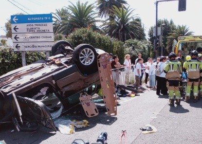 Accidente en La Laguna