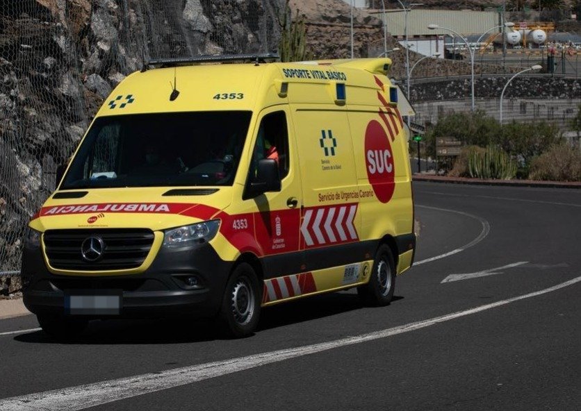 Tres heridos, uno en estado crítico, tras una colisión frontal en la TF-5, en La Guancha